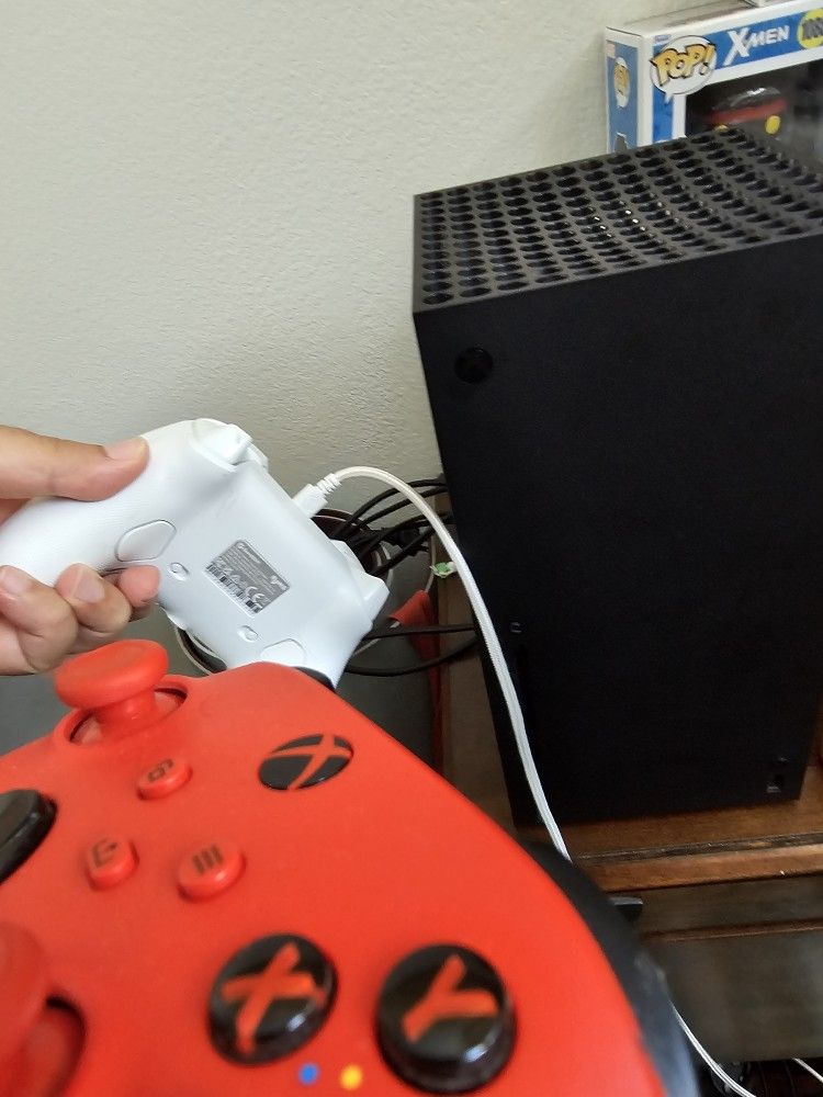 Xbox Series X with Two Controllers + Games