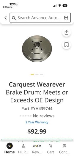 Nissan Rear Brake Drums
