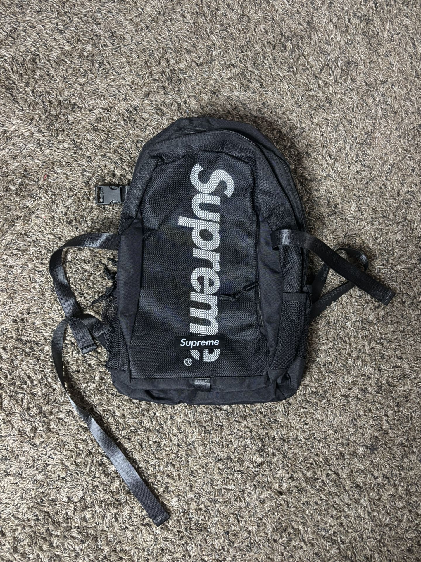 Black Supreme Backpack