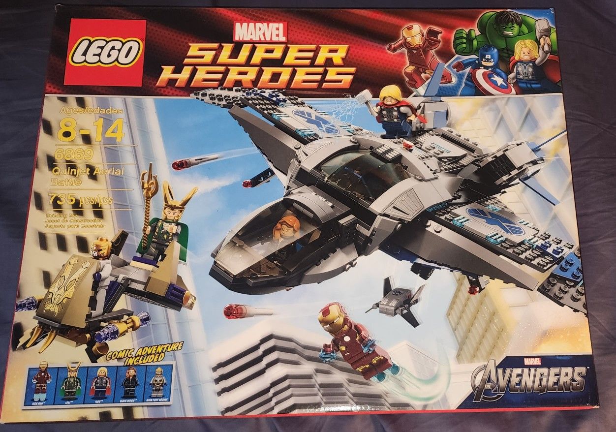 Lego 6889 Quinjet Aerial
