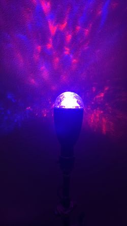 Halloween purple/orange indoor outdoor light
