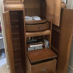  Vintage Secretarial Closet.
