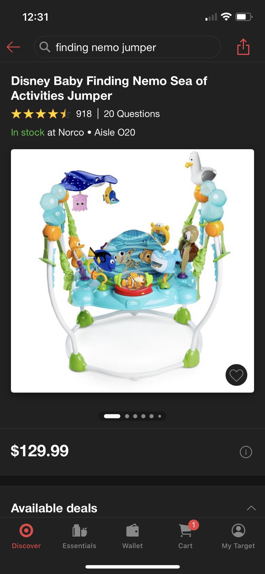 Finding Nemo Baby Jumper