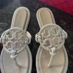 Tory Burch Women’s Miller Pave Knotted Sandal