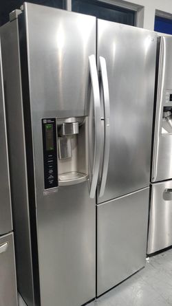 LG Side By Side Stainless Steel Refrigerator Fridge
