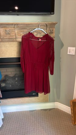 Burgundy Dress-M Lucky Brand
