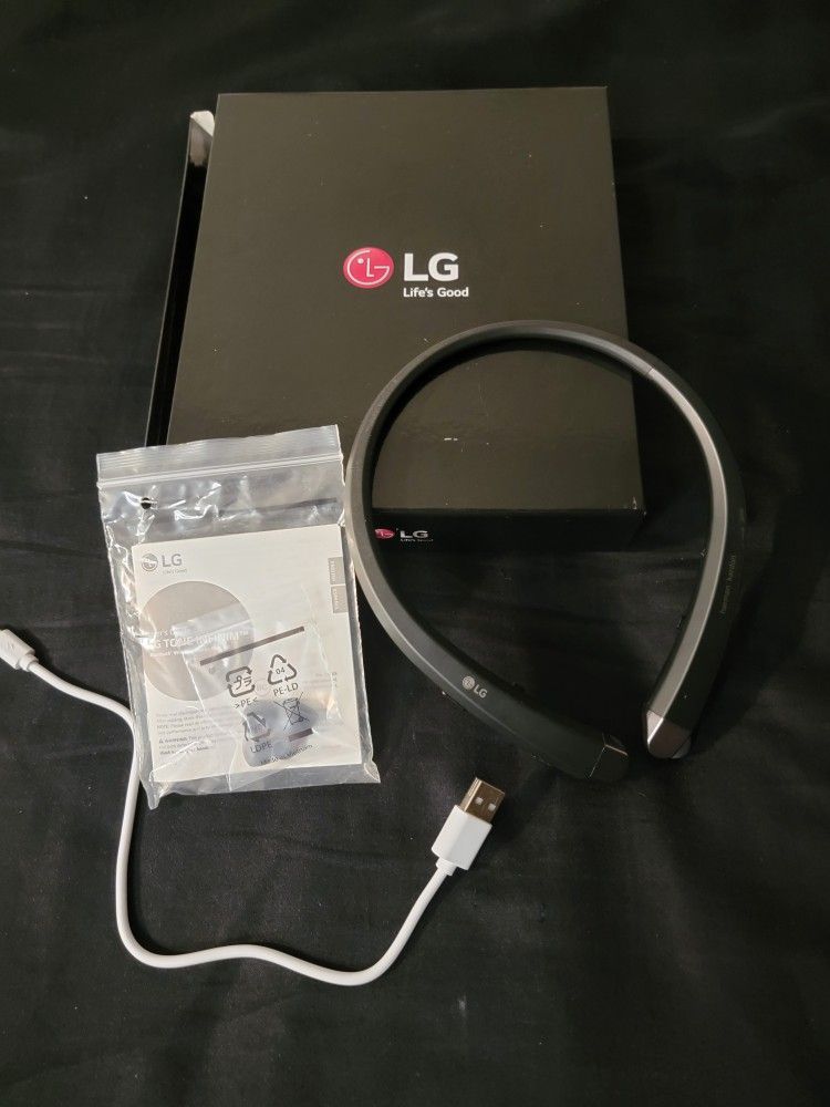 LG  Tone Infinum Bluetooth Headset Black