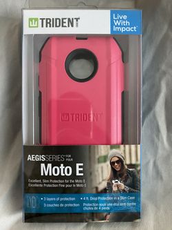 Trident Aegis Case For Moto 3~Pink~ Brand New