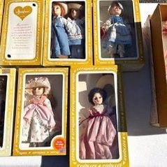 Lot If 8 Effanbee Dolls In Boxes 