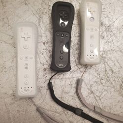 Nintendo video game Wiimotes Controllers with MotionPlus built in 