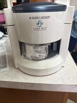 BLACK+DECKER Automatic Jar Opener LidsBLACK+DECKER Automatic Jar Opener Lids Off