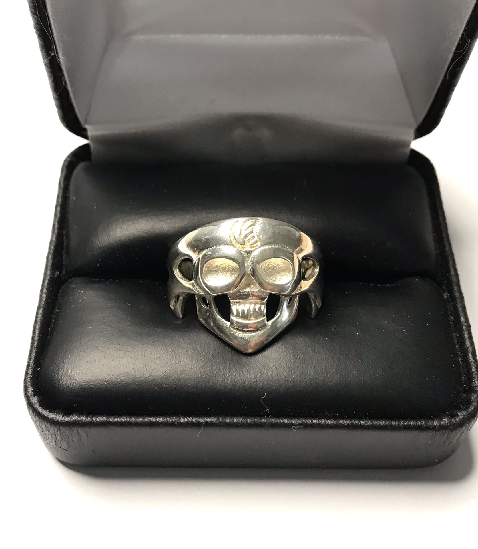 925 Sterling silver skull men’s Ring Size 10