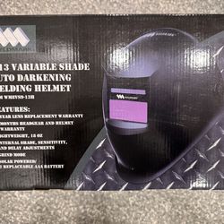 New Weldmark WEM WM8VS9-13H Welding Helmet