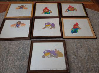 STAR WARS EWOKS TV Series 1985 Animation Professionally Framed Cels Lot Of 7 Wow
See full video on the Rudos Epic Props Youtube