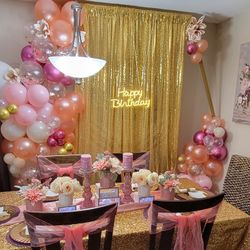 Rosegold Theme Birthday 