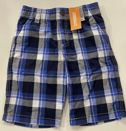 Gymboree Boys Plaid Shorts - Opening Day New