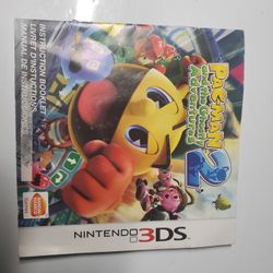 Mrs. Pacman Nintendo 3DS Game + Booklet