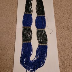 Blue Beaded Necklace