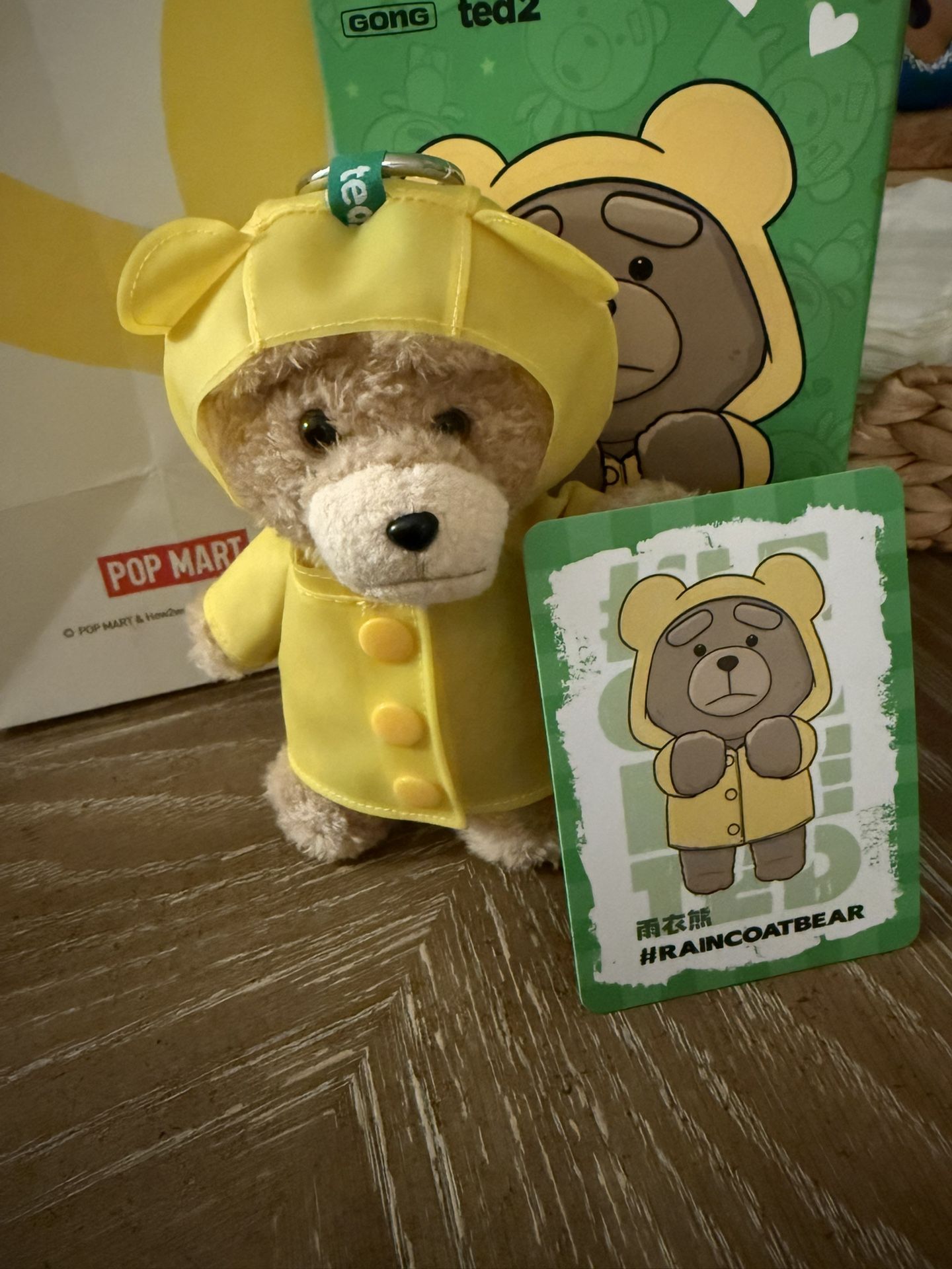 PopMart - Ted 2 - Raincoat Bear
