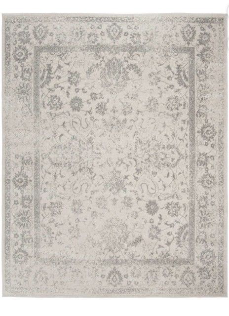 🍂 MOVING SALE 🍁 Area Rug 8'x10' - Large - Ivory & Silver, Retails $150+