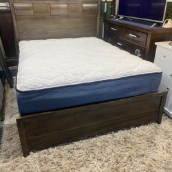 Queen Bed Frame And Mattress 