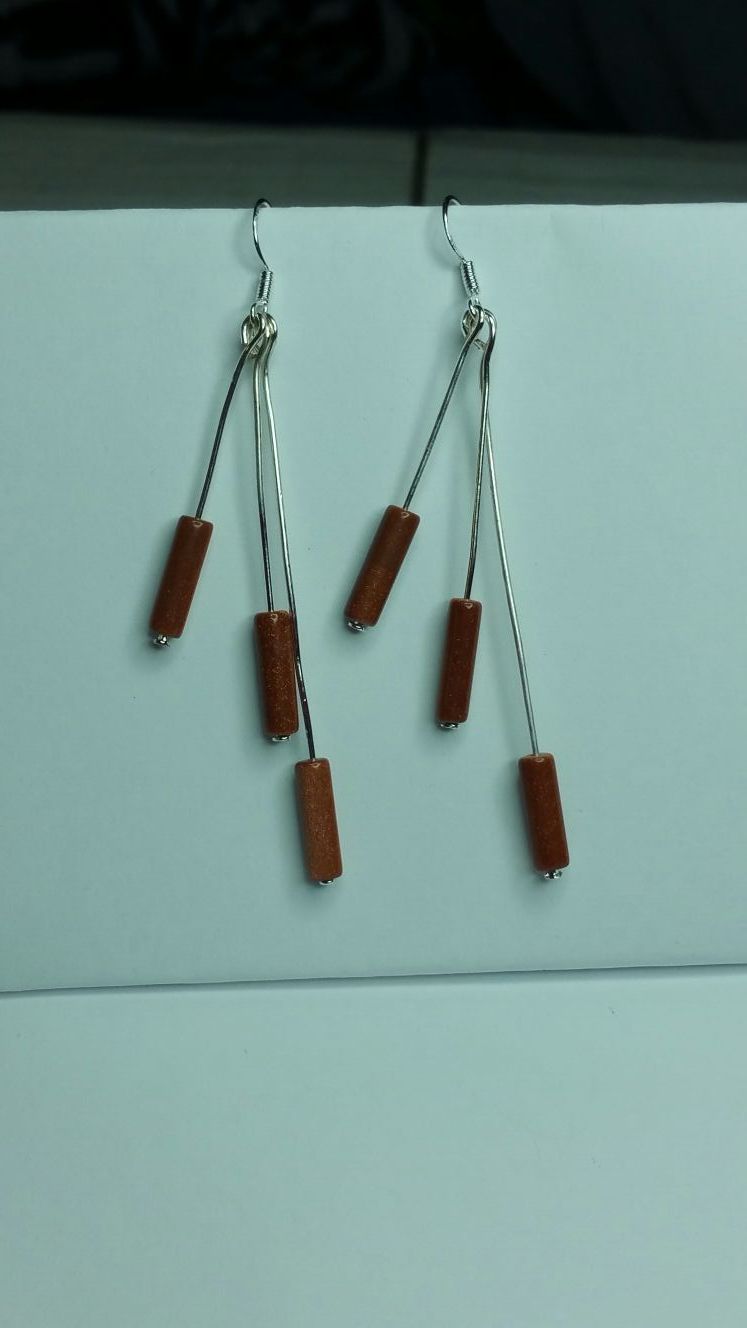 Handmade Wire Art Earrings