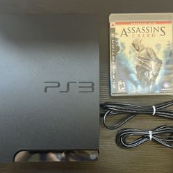 PS3 SLIM + ASSASSIN’S CREED 