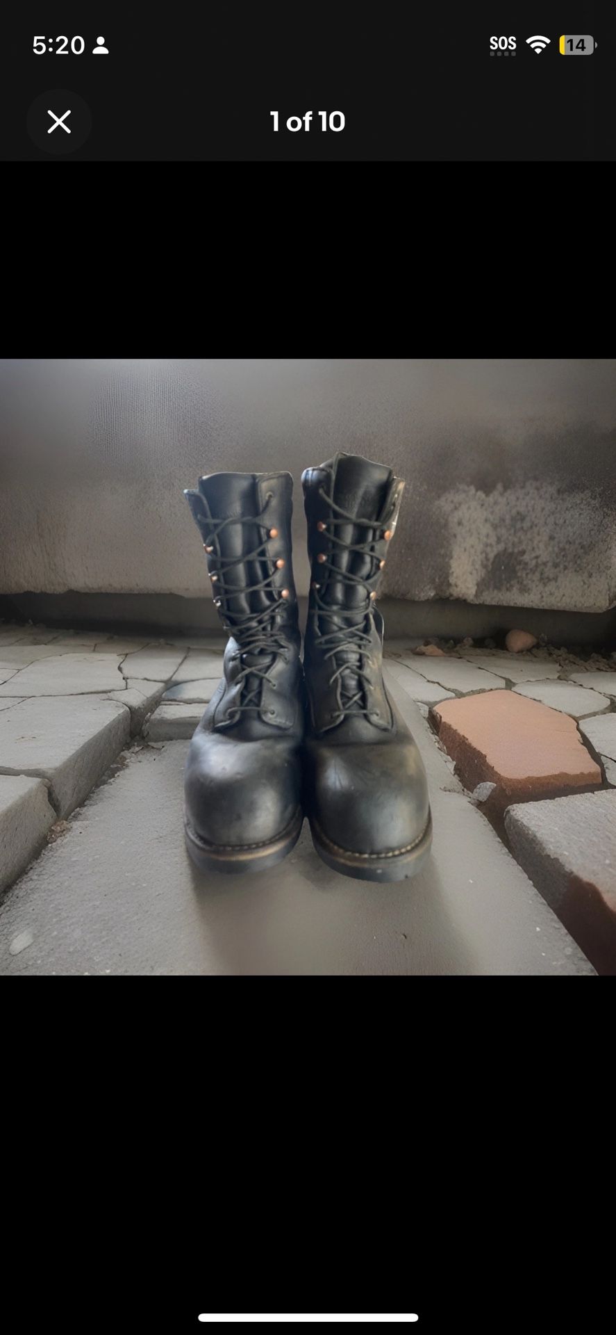 Redwing Safety Work Boots Size 13 RARE VINTAGE DISCONTINUED STOCK!