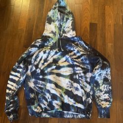 NEW Strand Blue Tie-dye Hoodie XL Champion Sweatshirt