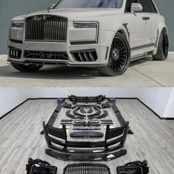 Rolls-Royce Cullinan old upgrade new 1016 body kit headlight bumper rear spoiler wide-body wheel