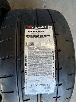 Yokohama Advan A052 265/35/18 Tires Brand New MY23