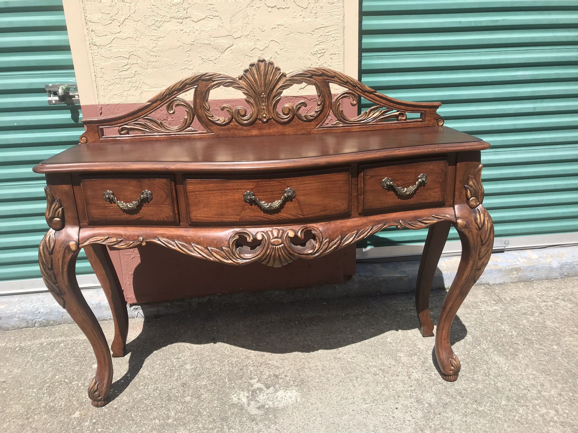 Solid Wood Heavy Console Table