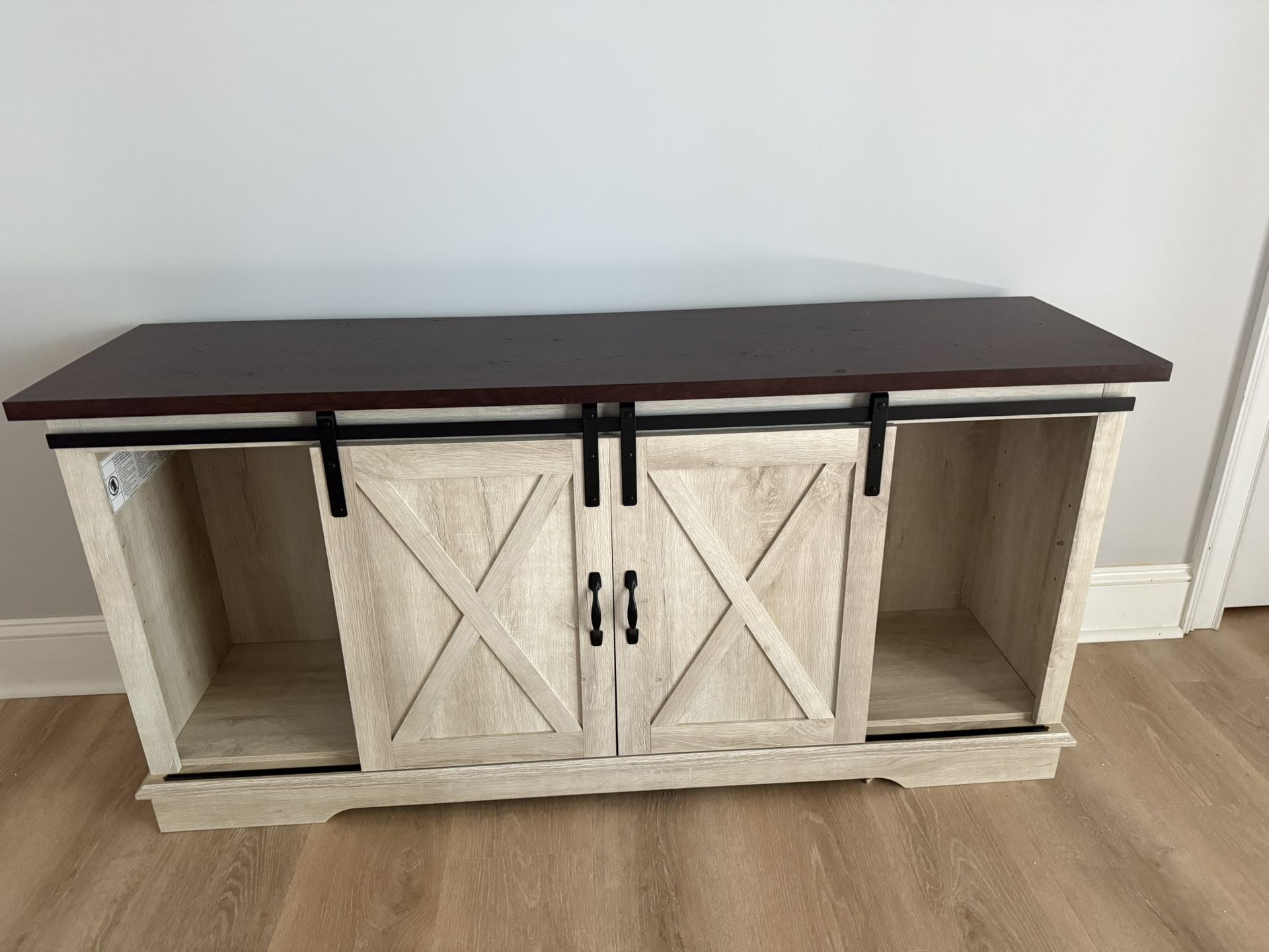 New Farmhouse Style Tv Stand/ Cabinets