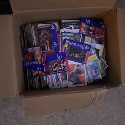 Box Of Sports Cards. Various Years