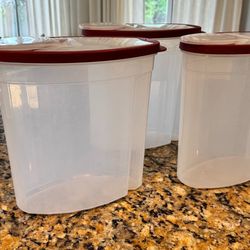 Large Cereal Containers Rubbermaid Three