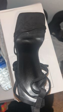Tie Leg Heeled Sandals