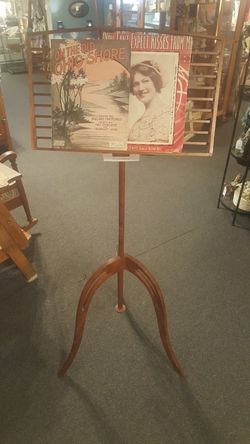 Mid century modern teak music stand