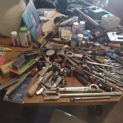 Wide Assortment Of Tools I've Collected Over 50 Years