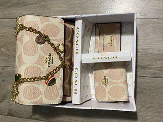 Coach bag with extra stuff