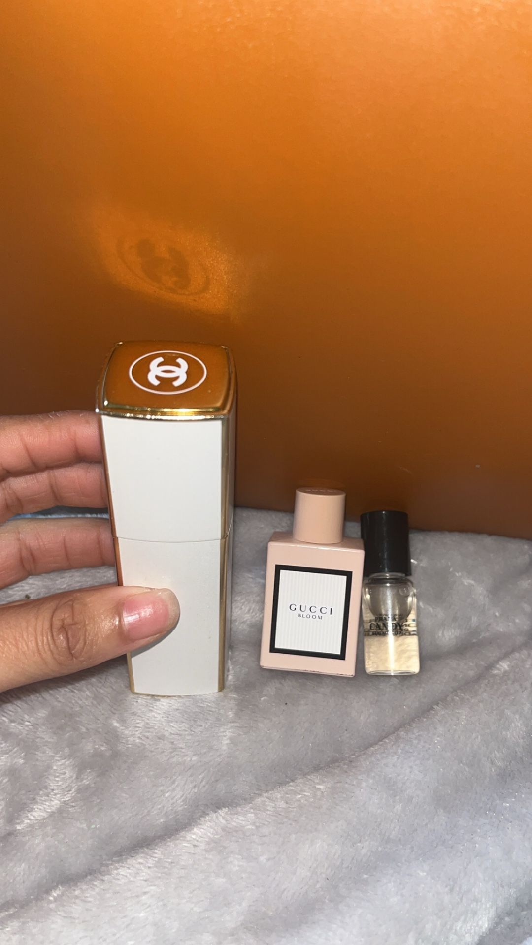 Chanel coco mademoiselle/Mini Gucci Bloom/Mini Prada Candy Perfumes