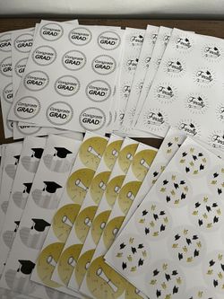 Grad Stickers 