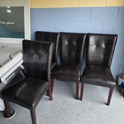 Four Dinner Table Chairs For Sale