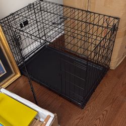 dog crate used 2x 
