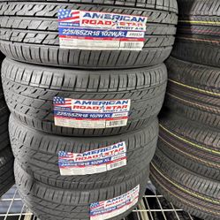 Set De Llantas Nuevas 225-55R18 Marca Américan Road Stars