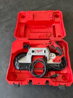 Milwaukee Deep Cut Variable Speed Band Saw with Milwaukee hard carrying case. Model: 6232-21