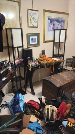 Pair Lamps / Tall Tables 