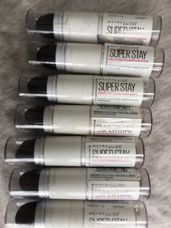 New Maybelline superstay multi use foundations sticks