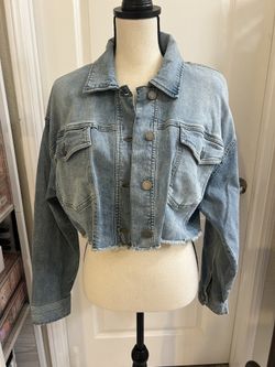 Crop Top  Denim/Jean Jacket Size M