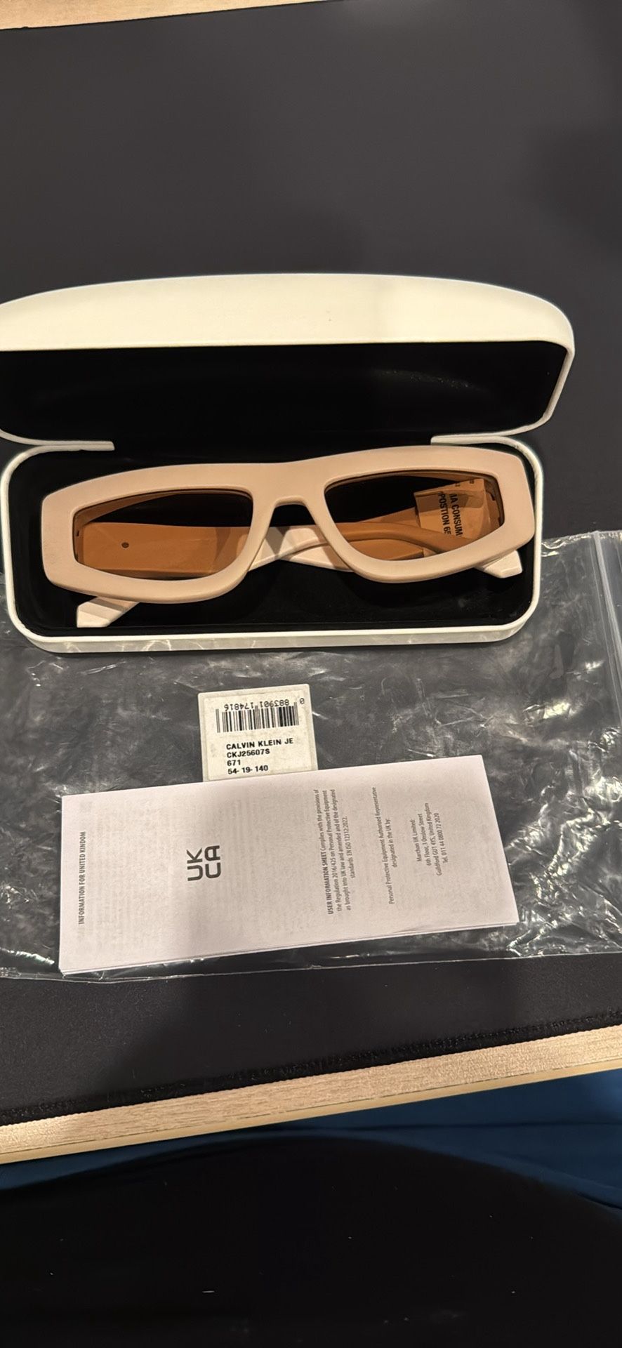 Calvin Klein Cat Eye Sunglasses 