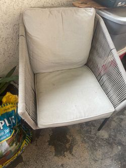 Two outside chairs